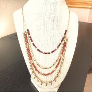 Beautiful multi-strand beaded necklace from Banana Republic Factory store.